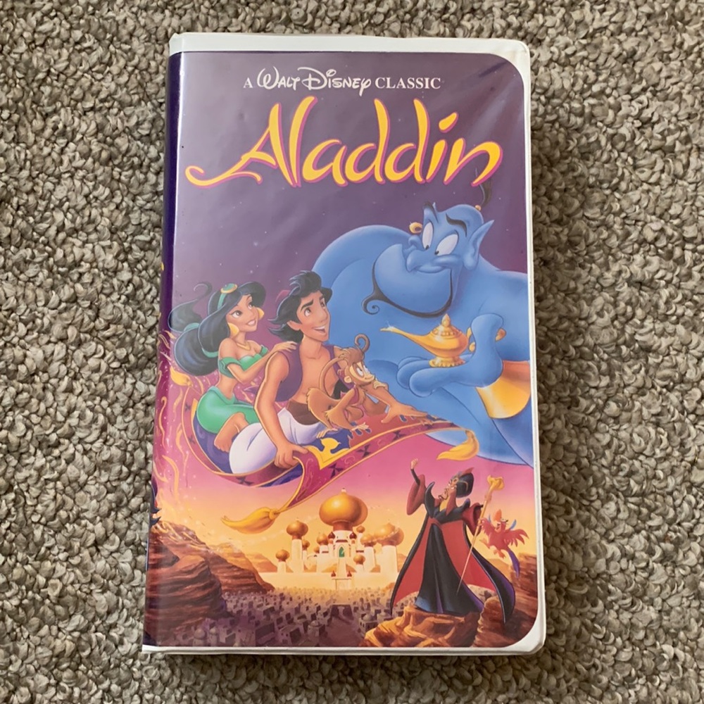 Walt Disney classic ‘Aladdin’ Black Diamond edition VHS